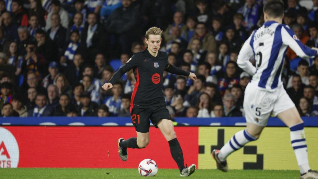 Frenkie de Jong, en Anoeta