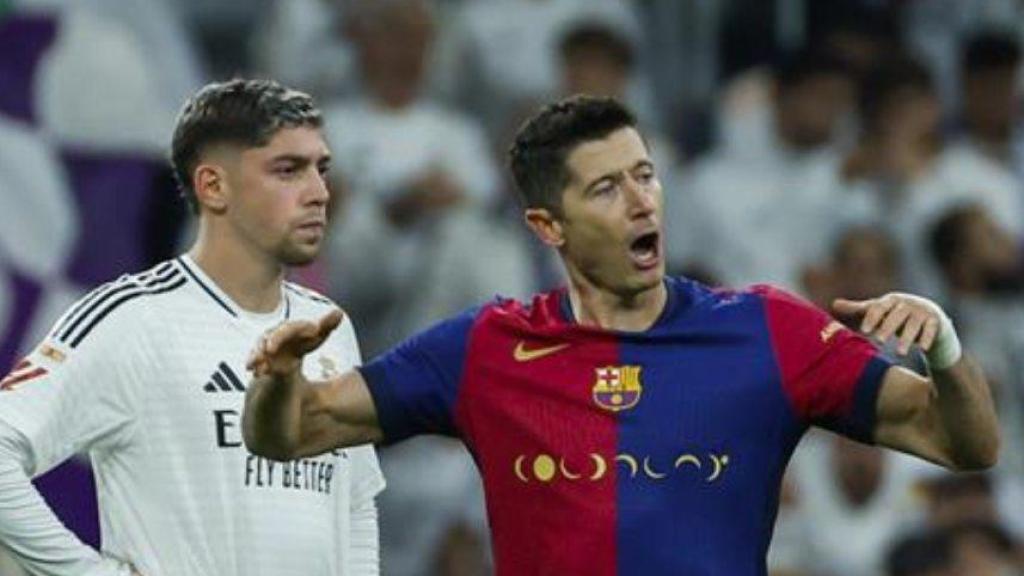 Gol de Lewandowski al Real Madrid en el último clásico