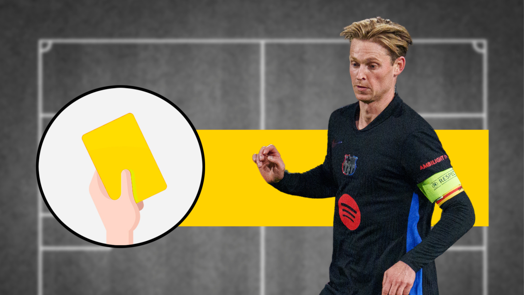 Tarjeta amarilla para Frenkie de Jong