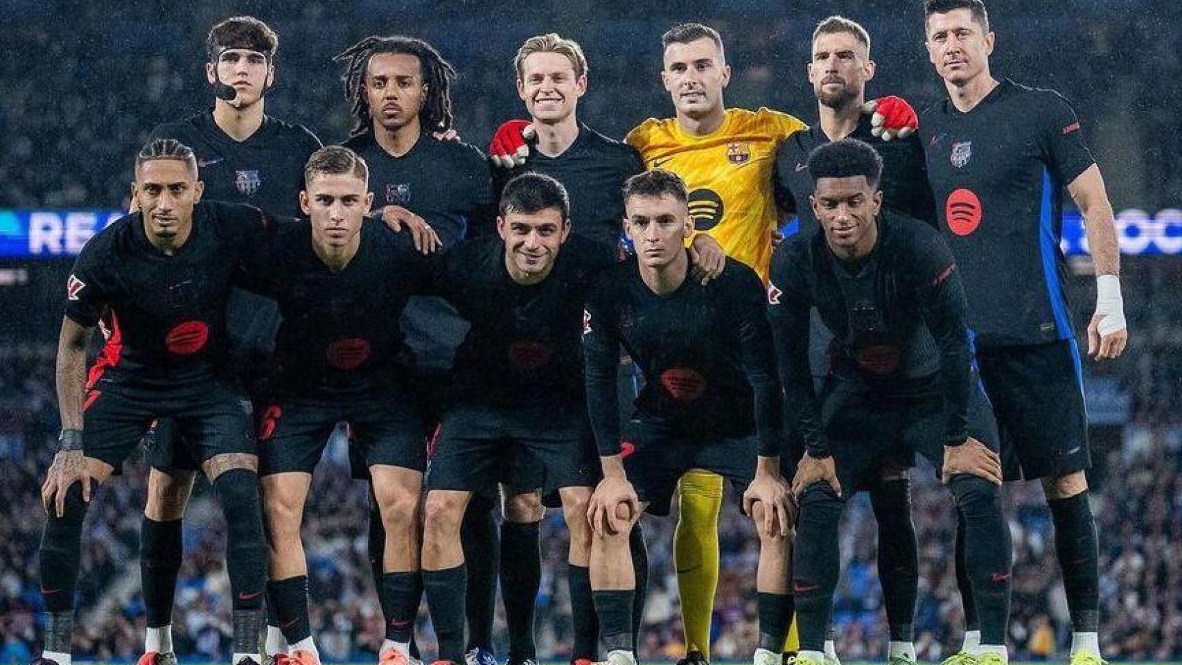 Alineación del Barça contra la Real Sociedad