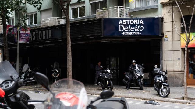 Imagen de archivo del Astoria Deleito Burger Club, el antiguo restaurante de Deleito en el Cine Astoria de Barcelona