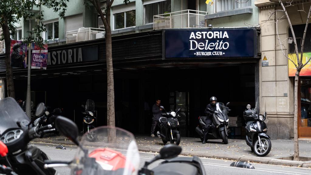 Imagen de archivo del Astoria Deleito Burger Club, el antiguo restaurante de Deleito en el Cine Astoria de Barcelona