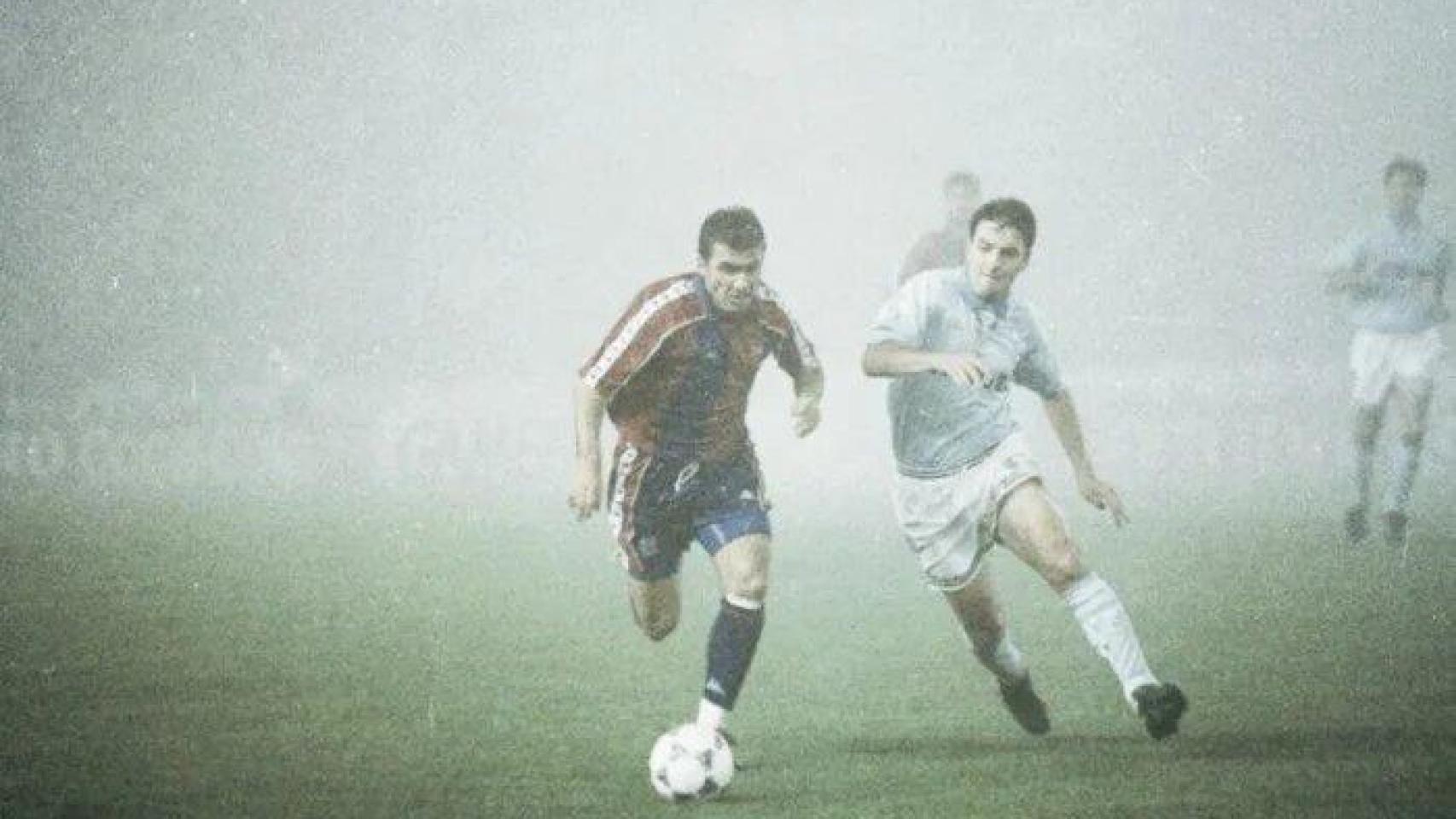 Hagi, contra el Celta