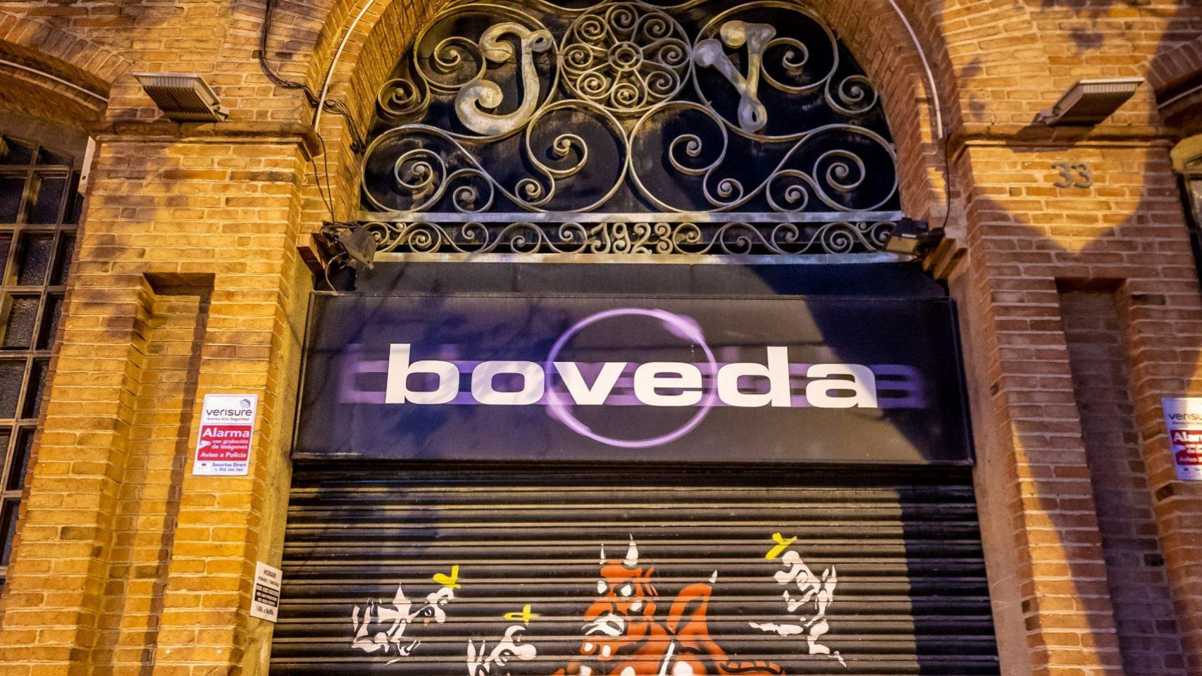 Fachada de la Sala Bóveda de Barcelona