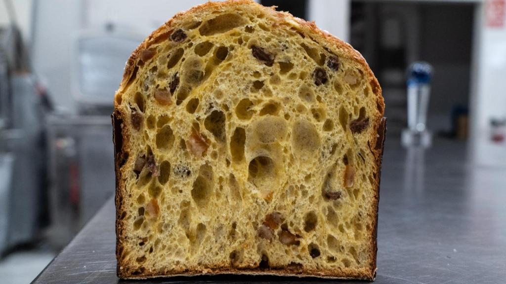 Un panettone en una imatge d'arxiu