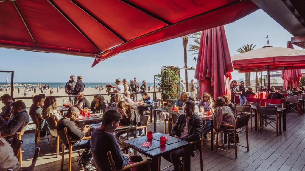 Terraza de Shôko de día