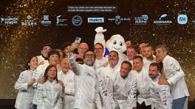 Todos los chefs con tres estrellas Michelin en la Gala Michelin España 2025