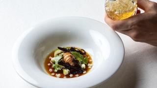 Plato del restaurante barcelonés Prodigi*, ganador de una Estrella Michelin 2025