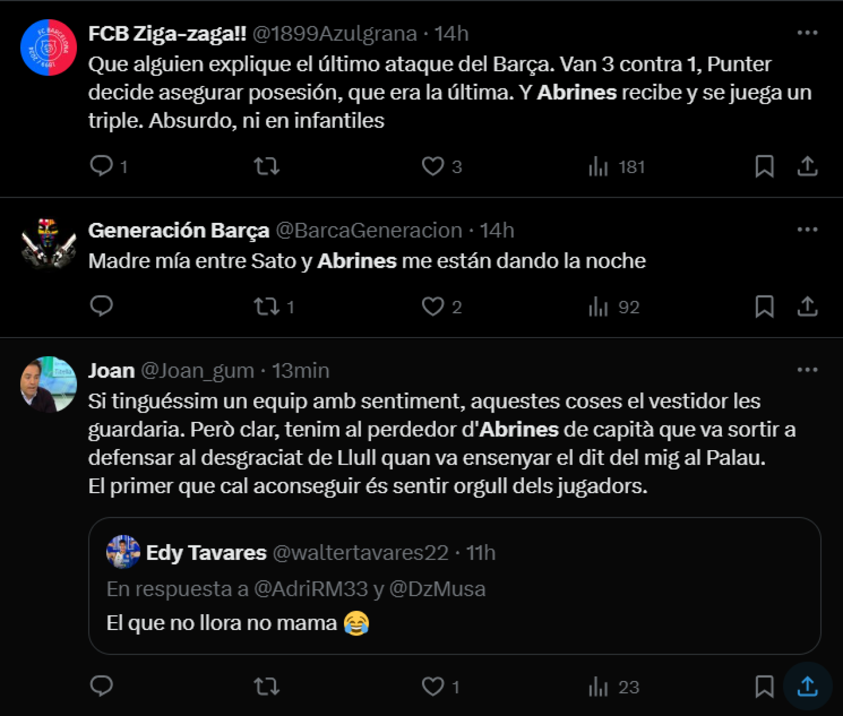 Crítiques a Álex Abrines a Twitter per la seva actuació contra el Reial Madrid de bàsquet