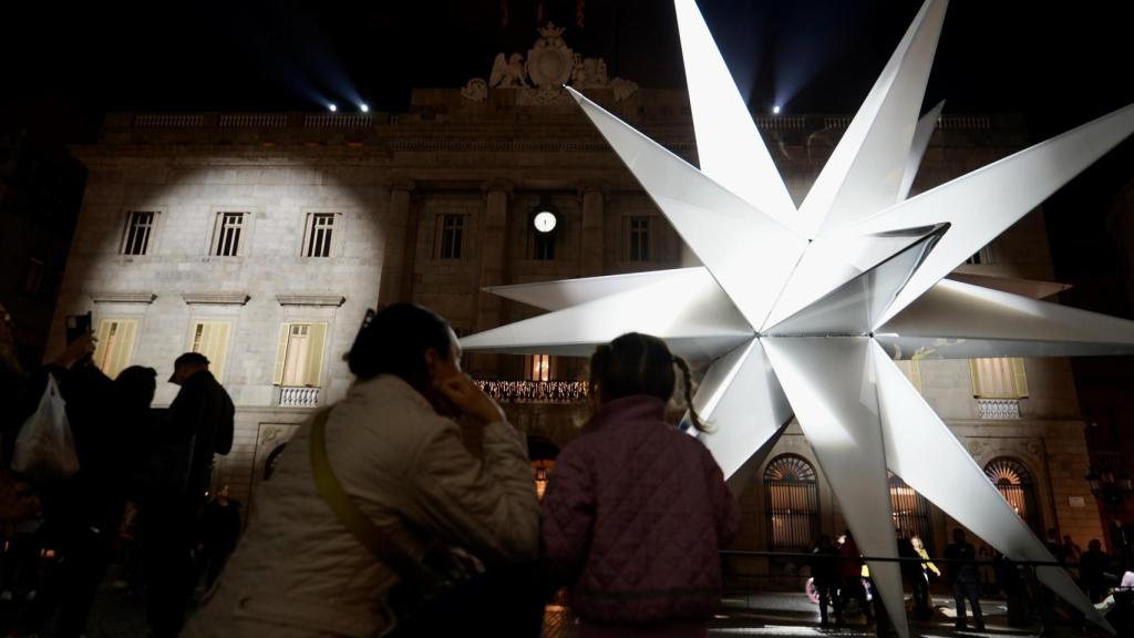 Estrella de la plaça Sant Jaume del Nadal 2024