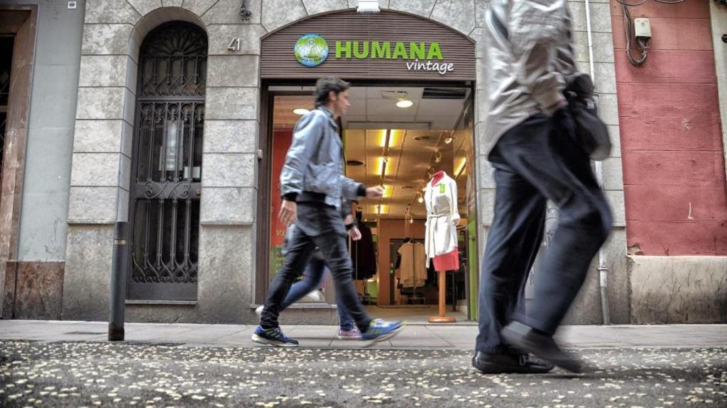 Botiga Humana del carrer Astúries, al barri de Gràcia