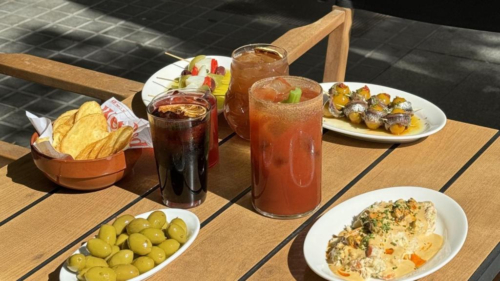 Tapas y platillos de Vermut