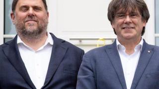 Oriol Junqueras y Carles Puigdemont