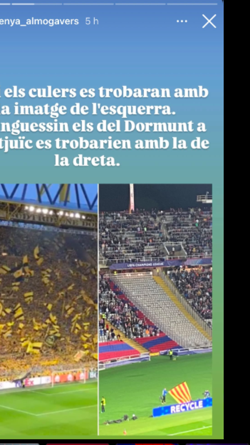 Mensaje de Almogàvers a Laporta