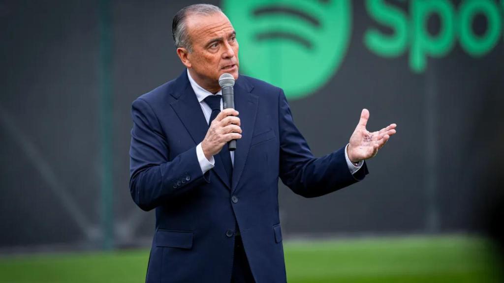 Rafa Yuste, vicepresidente deportivo del Barça, en un acto en la Ciutat Esportiva
