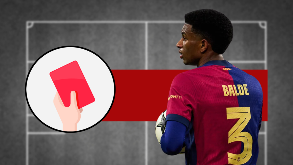 Tarjeta roja: Alejandro Balde