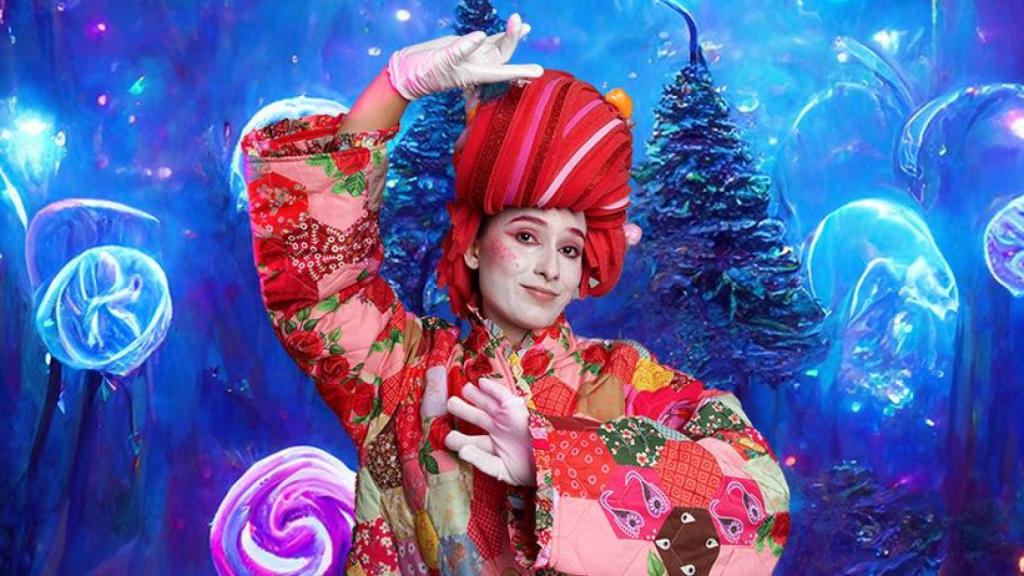 Personatge de Nadal del Bosc dels Somnis de Sant Boi de Llobregat