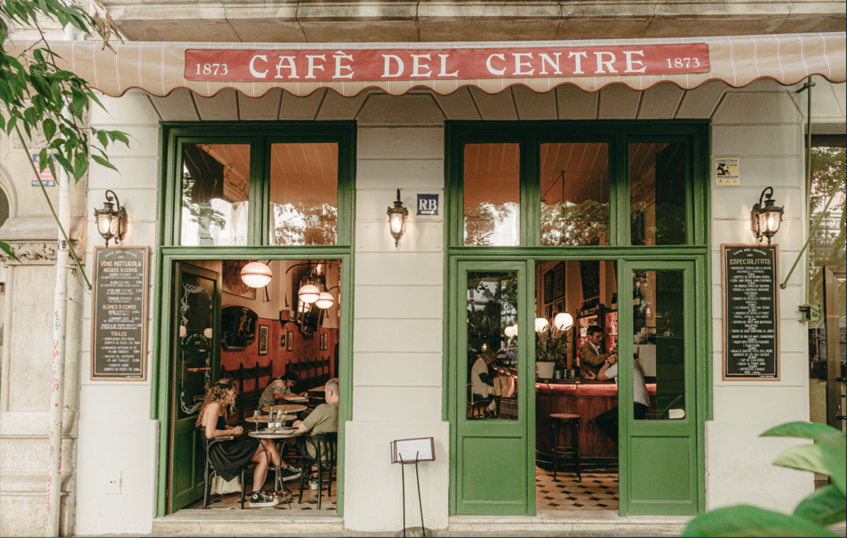 Cafè del Centre, cafeteria d'aires modernistes de l'Eixample