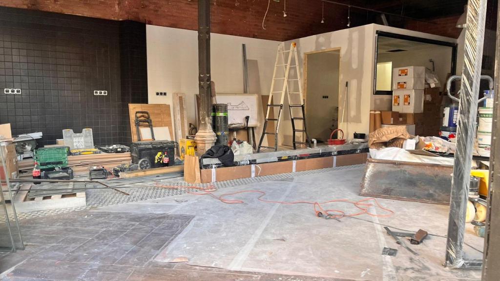 Obras en el nuevo Vivari en la calle de Pau Claris