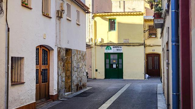 La calle Demòstenes, en el barrio de Sants de Barcelona