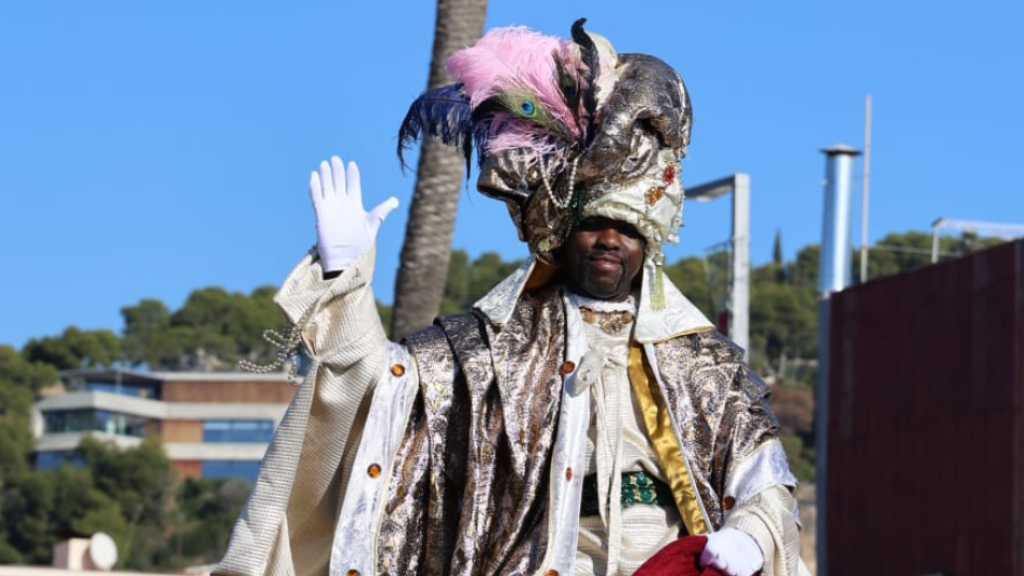 El rey mago Baltasar, en Castelldefels