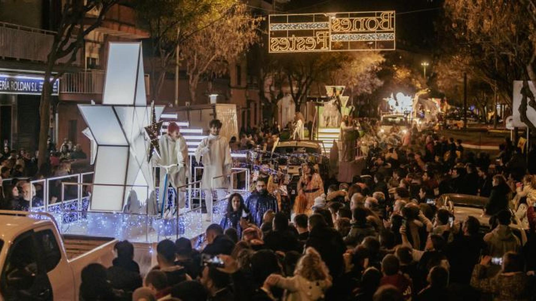 Cabalgata Reyes Magos en El Prat de Llobregat durante una edición anterior