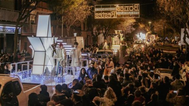 Cabalgata Reyes Magos en El Prat de Llobregat durante una edición anterior