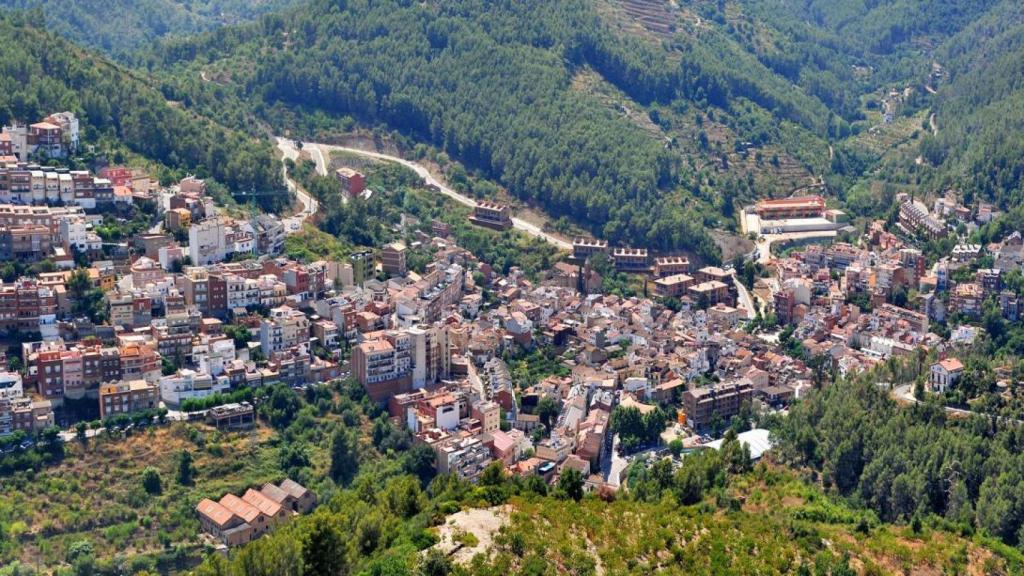Sant Climent de Llobregat desde el aire