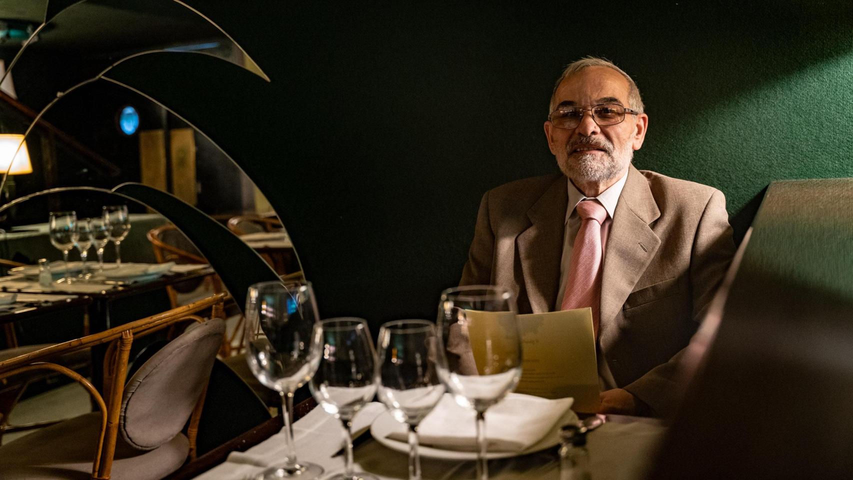 Ángel Fernández, ex jefe de sala de Il Giardinetto, posa para Metrópoli