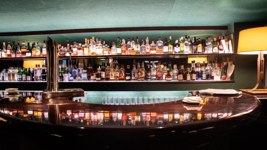 La barra del restaurante Il Giardinetto, uno de los tesoros más preciados de Fernández