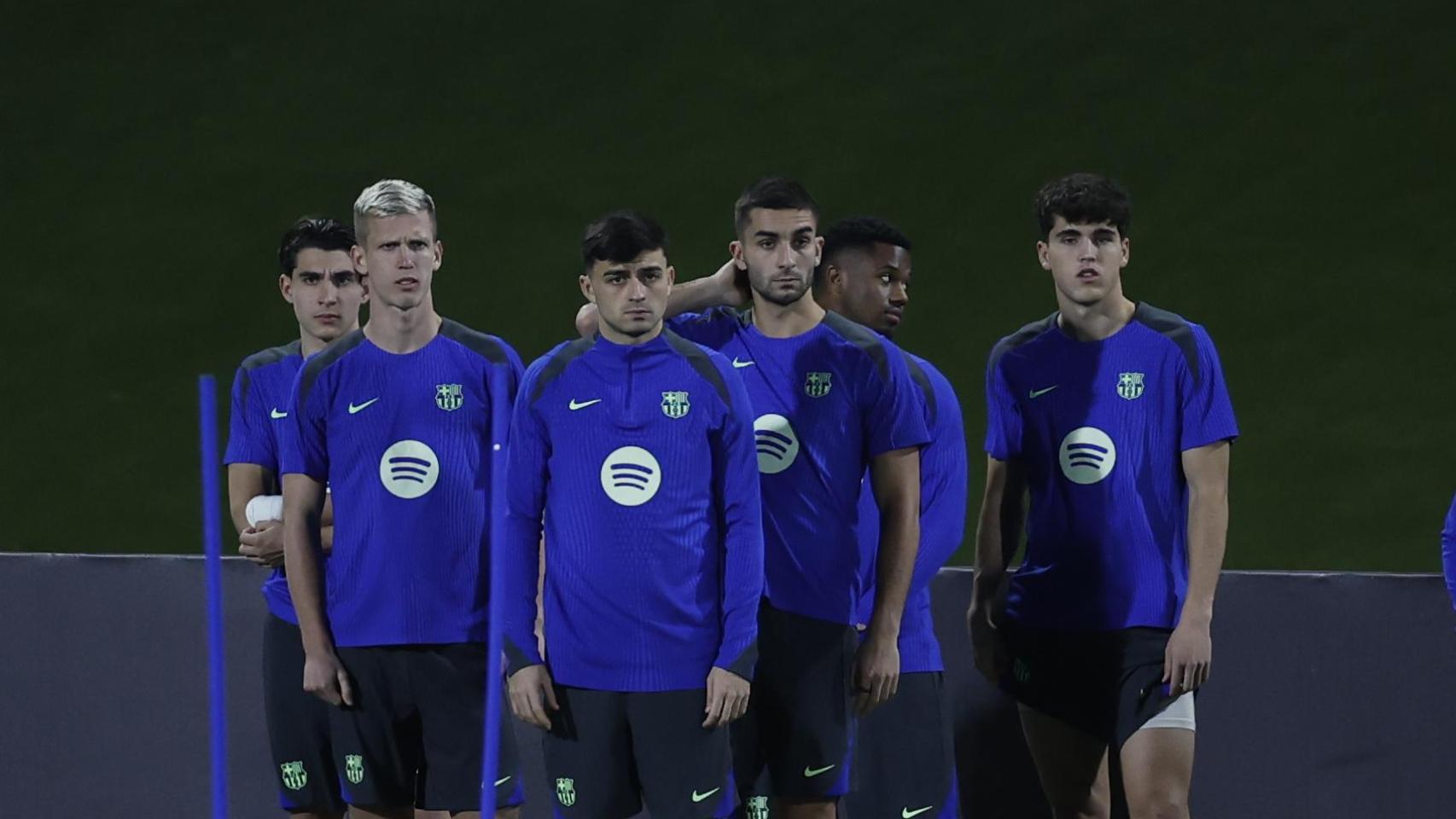 Los jugadores del Barça preparan el clásico de la Supercopa de España en Arabia Saudí