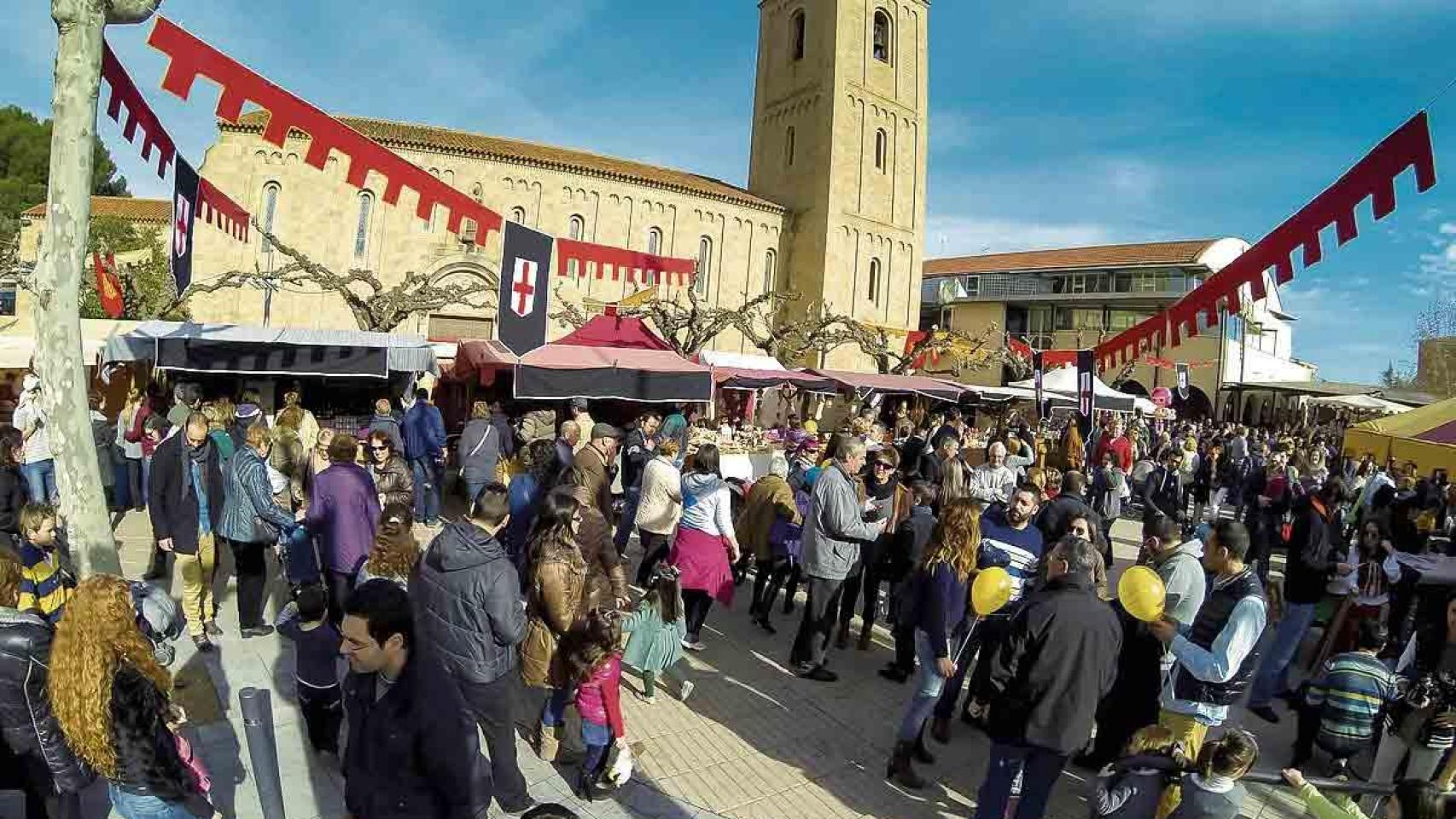 Edición anterior de la feria medieval de Parets del Vallès