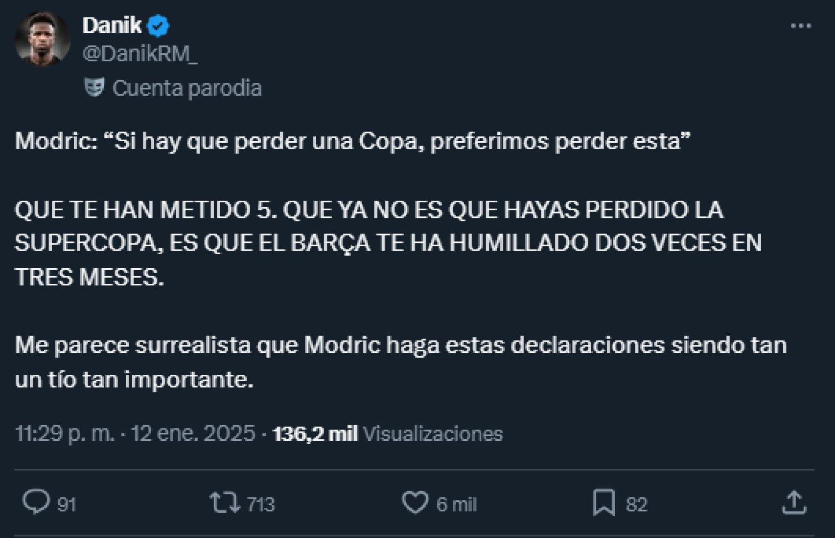 El cabreo de la afición del Real Madrid contra Modric (1)