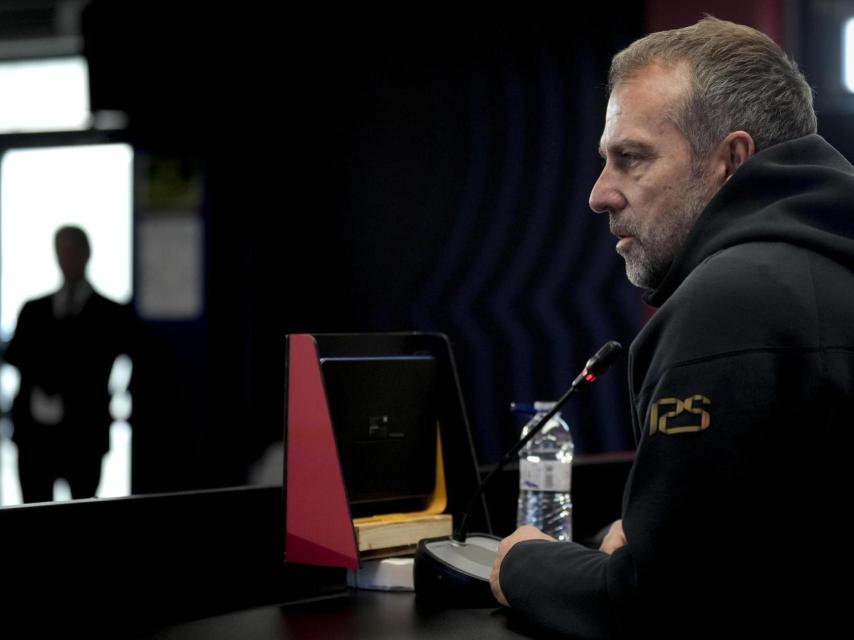 Flick, en rueda de prensa