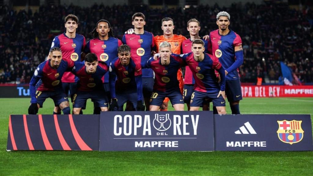 Alineación del Barça en los octavos de final de la Copa del Rey contra el Betis