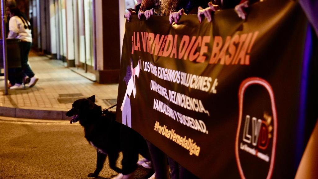 Manifestación en La Verneda