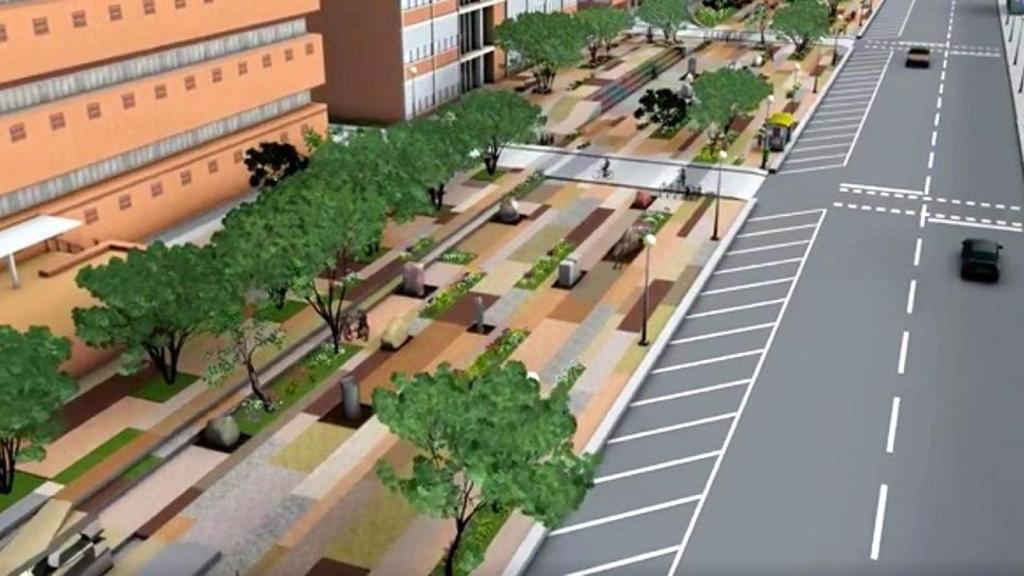 Render del futur jardí