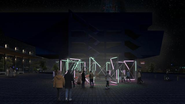 Obra de Yamaha_Obra, del festival Llum 2025