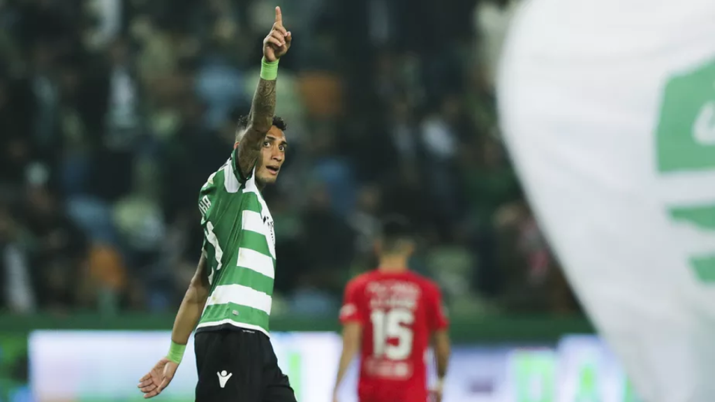 Raphinha cuando jugaba en el Sporting de Portgual