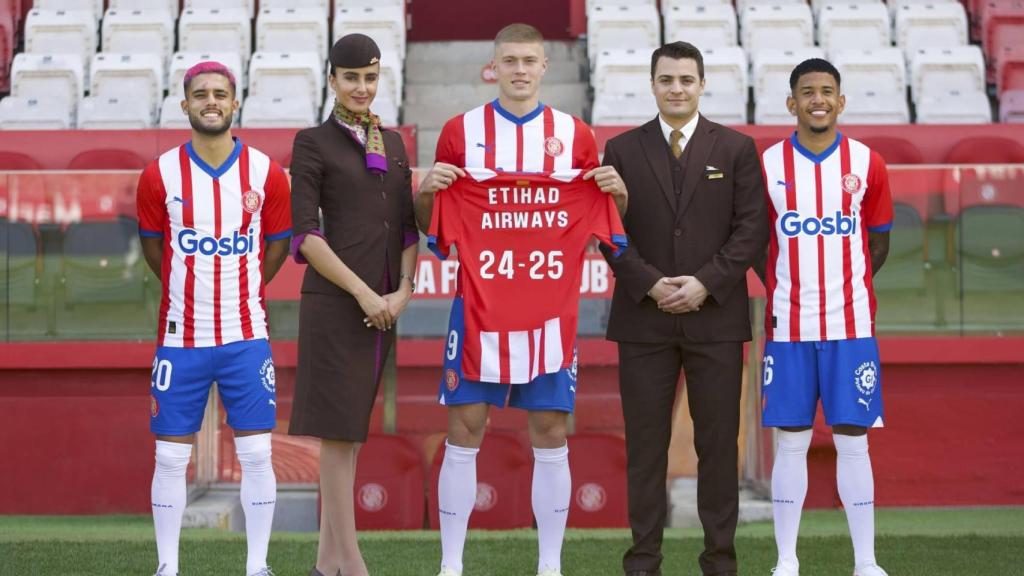El Girona anuncia Etihad Airways como patrocinador principal