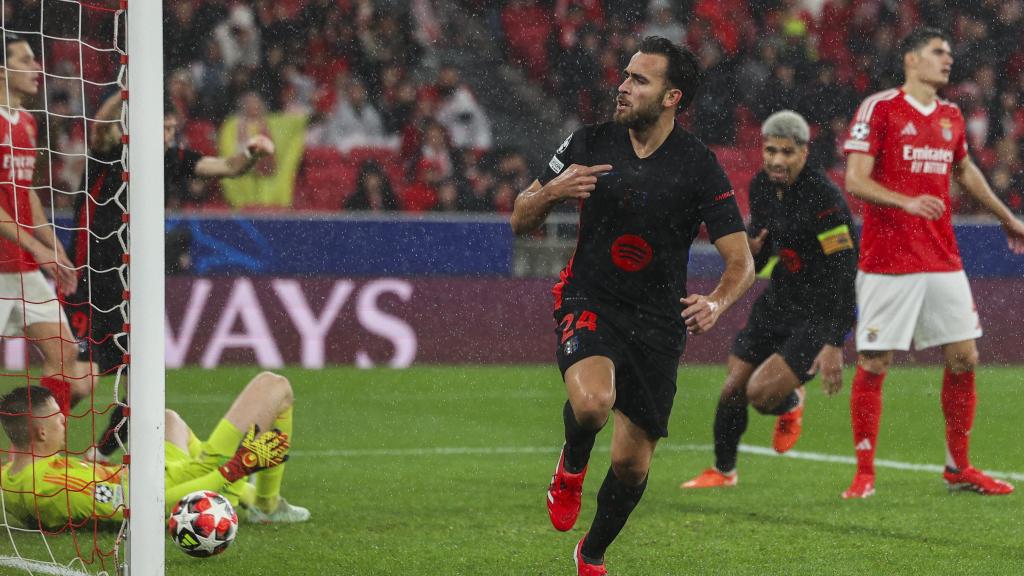 Éric García se reivindica tras marcar el gol del empate en el Benfica-Barça