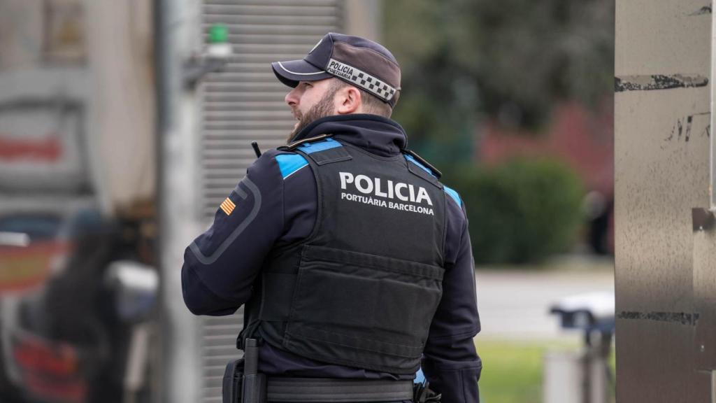 Un agent de la policia portuària, el dia de l'explosió