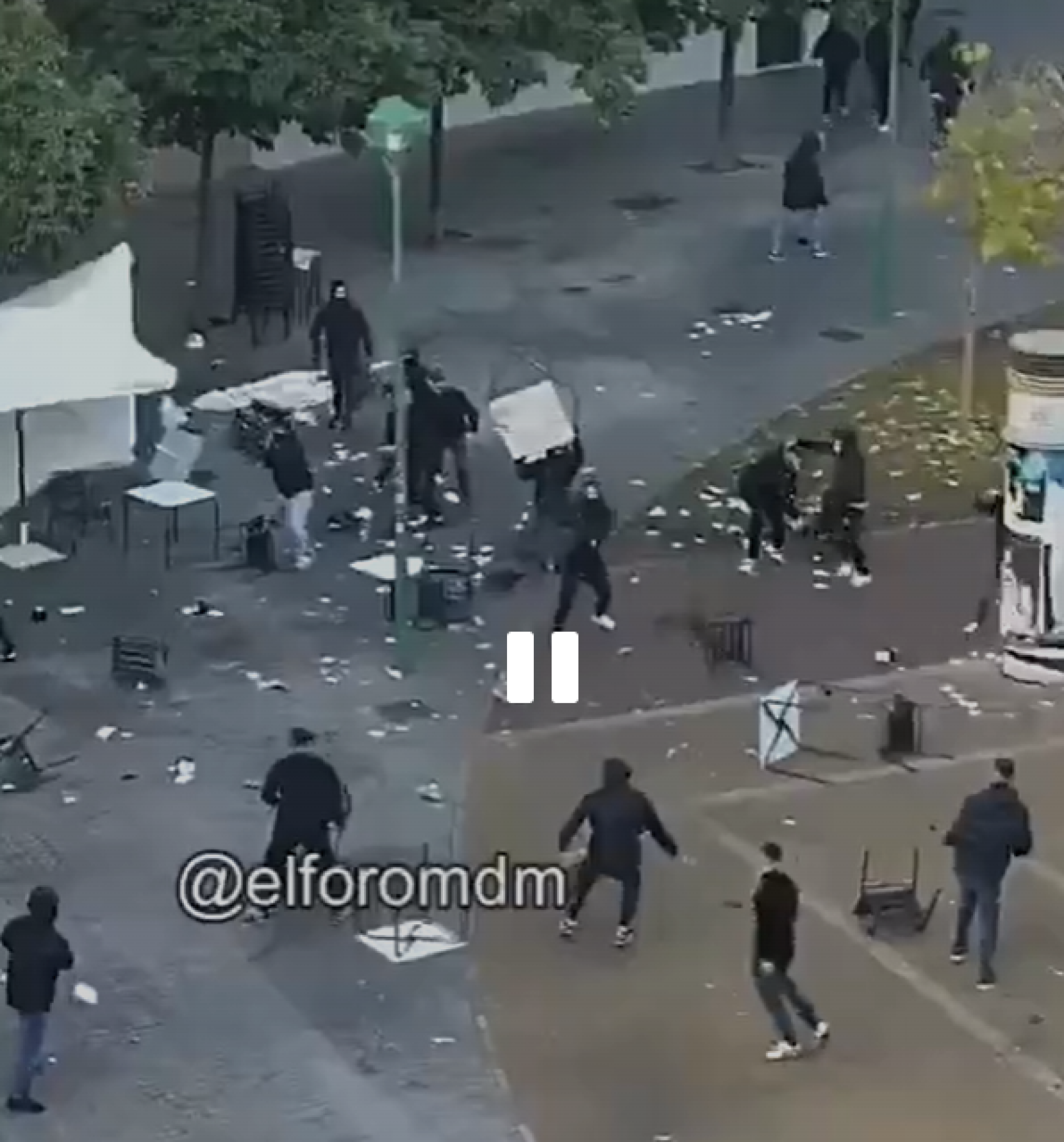 La reyerta entre ultras del Almería y el Córdoba