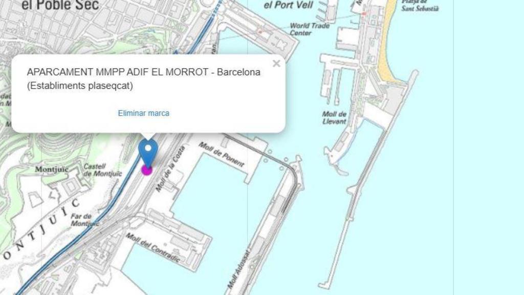 Gràfic d'El Morrot, on s'ha produït una fuita d'un producte inflamable