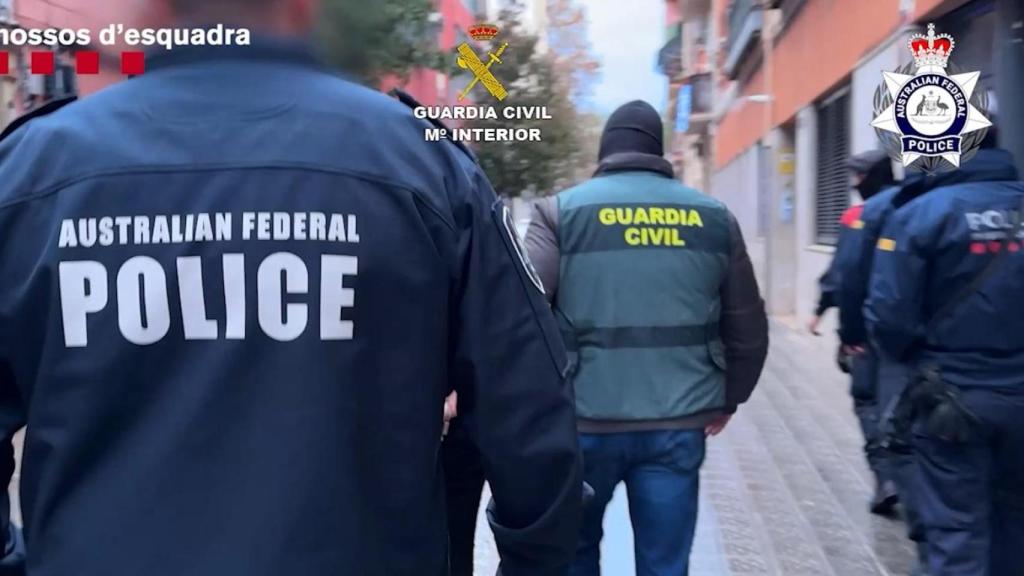 Agents dels Mossos d’Esquadra, Guàrdia Civil i Policia Federal Australiana
