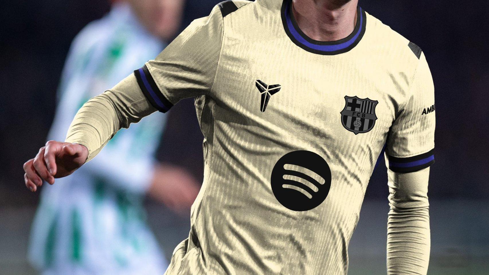 La segunda equipación del Barça para la temporada 2025-26, con el logotipo de Kobe Bryant