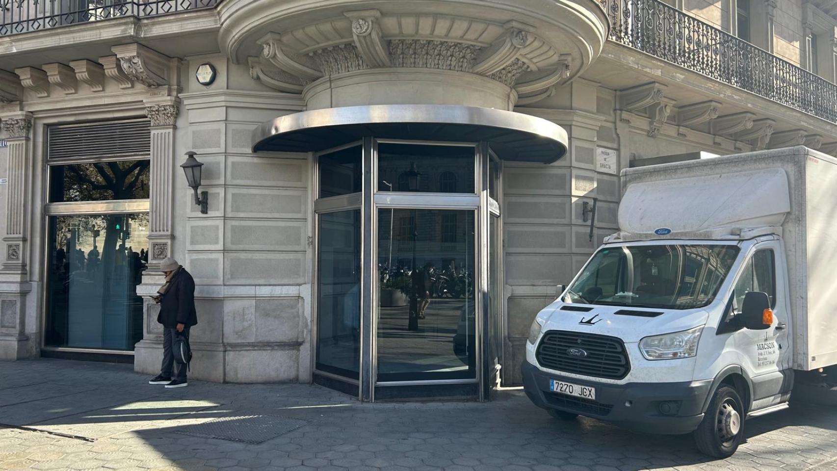 Fachada de lo que era la tienda Macson en el paseo de Gràcia