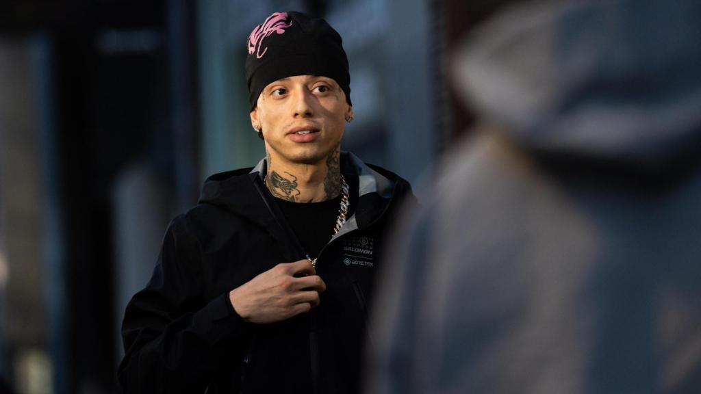 Central Cee durante la promoción en Barcelona