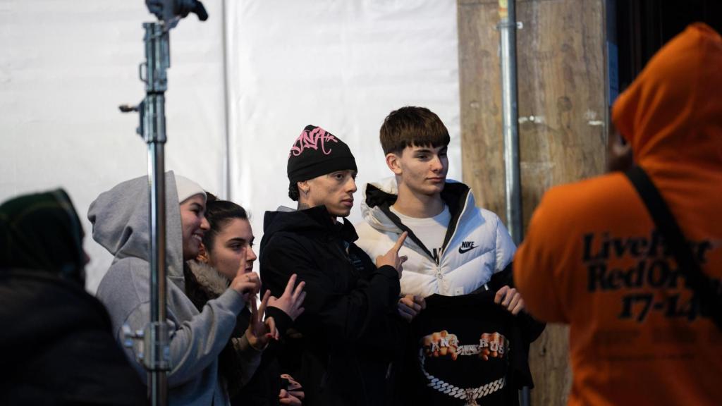 Central Cee en Barcelona con sus fans