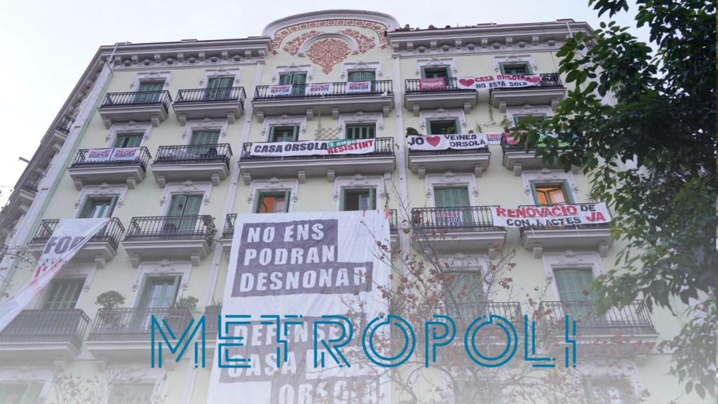 Desahucio de la Casa Orsola, en Barcelona